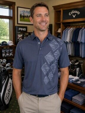 Ben Hogan Style Polo Casual Golf Shirt Size Small Excellent Condition 40” Chest